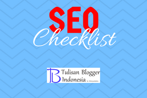 infografis seo checklist untuk blogger